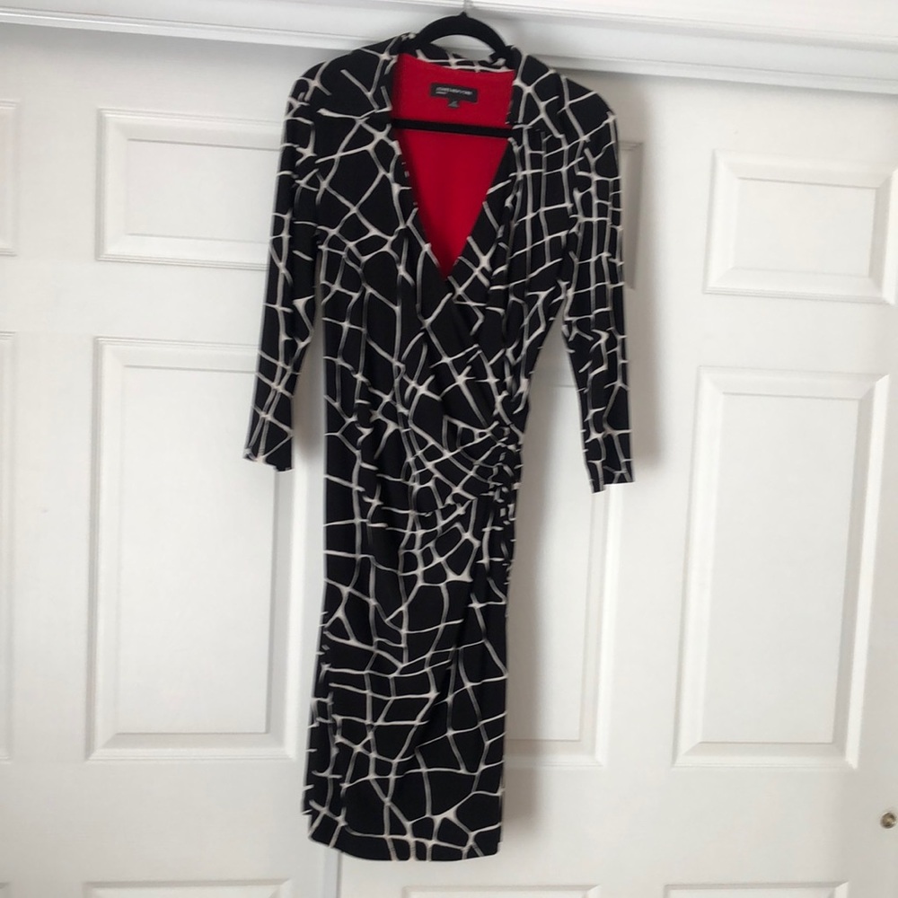 Jones New York Faux Wrap Dress